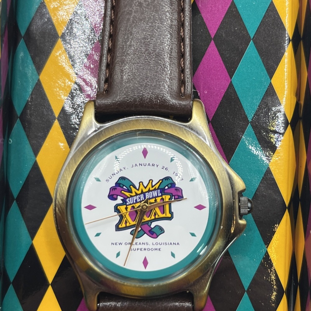 1997‎ SUPER BOWL XXXI Watch From Swanson Foods NIB- Working with New Battery